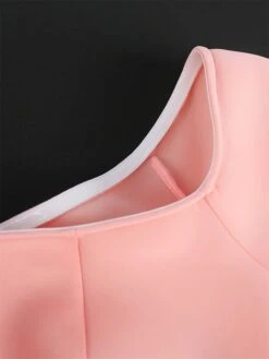 Women's Plus Size Curve Party Dress Bodycon Sheath Dress Plain Midi Dress Long Sleeve Split Off Shoulder Fashion Party Pink Fall Winter XL XXL 3XL 4XL -Casual Print Dress Sales qdglid1694165811870