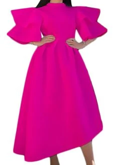 Women‘s Plus Size Curve Party Dress Solid Color Crew Neck Half Sleeve Spring Fall Elegant Modern Maxi Long Dress Formal Party Dress 27 Women‘s Plus Size Curve Party Dress Solid Color Crew Neck Half Sleeve Spring Fall Elegant Modern Maxi Long Dress Formal Party Dress -Casual Print Dress Sales qmebrv1669704983240