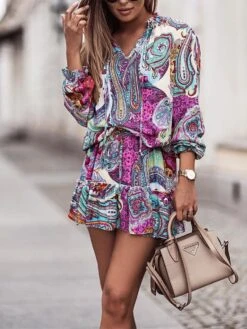Women's Boho Dress Long Dress Maxi Dress Red Blue Purple Long Sleeve Print Print Summer Spring V Neck Casual Winter Dress Fall Dress Loose Fit Linen XS S M L XL 2XL 3XL 25 Women's Boho Dress Long Dress Maxi Dress Red Blue Purple Long Sleeve Print Print Summer Spring V Neck Casual Winter Dress Fall Dress Loose Fit Linen XS S M L XL 2XL 3XL -Casual Print Dress Sales qrukxr1663049690888