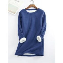 Women's Casual Dress Sweatshirt Dress Winter Dress Mini Dress Teddy Fleece Home Daily Going Out Basic Casual Crew Neck Long Sleeve Regular Fit Wine Red Big Red Black Color S M L XL XXL Size 28 Women's Casual Dress Sweatshirt Dress Winter Dress Mini Dress Teddy Fleece Home Daily Going Out Basic Casual Crew Neck Long Sleeve Regular Fit Wine Red Big Red Black Color S M L XL XXL Size -Casual Print Dress Sales qtpayf1630984642365