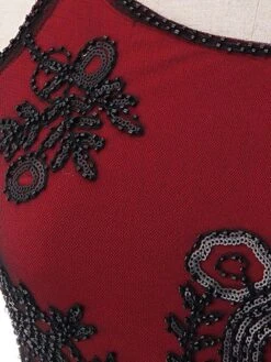 Women's Retro 1920s Fringe Dress Midi Dress Party Halloween Sequins Tassel Fringe Floral Spaghetti Strap Sleeveless Regular Fit Spring Fall 2023 Silver Red S M L XL 14 Women's Retro 1920s Fringe Dress Midi Dress Party Halloween Sequins Tassel Fringe Floral Spaghetti Strap Sleeveless Regular Fit Spring Fall 2023 Silver Red S M L XL -Casual Print Dress Sales ravoqq1693206894319