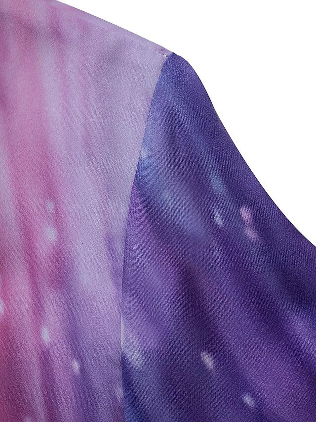 Women's Casual Dress Ethnic Dress Swing Dress Graphic Pocket Colorful Print V Neck Maxi Dress Vintage Classic Daily Weekend Long Sleeve Regular Fit Orange Summer SpringS-5XL 4 Women's Casual Dress Ethnic Dress Swing Dress Graphic Pocket Colorful Print V Neck Maxi Dress Vintage Classic Daily Weekend Long Sleeve Regular Fit Orange Summer SpringS-5XL - Image 4