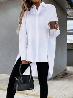 Women's Shirt Dress Casual Dress Mini Dress Outdoor Daily Vacation Cotton Fashion Modern Shirt Collar Button Split Long Sleeve Fall Winter 2023 Loose Fit Black White Blue Pure Color XS S M L XL 30 Women's Shirt Dress Casual Dress Mini Dress Outdoor Daily Vacation Cotton Fashion Modern Shirt Collar Button Split Long Sleeve Fall Winter 2023 Loose Fit Black White Blue Pure Color XS S M L XL -Casual Print Dress Sales rflyuh1695813920844