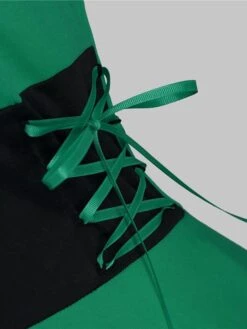 Women's Christmas Swing Dress Slip Dress Vintage Dress Midi Dress Green Black Wine Sleeveless Pure Color Backless Winter Fall Autumn Spaghetti Strap Fashion Daily Date 2022 S M L XL XXL 3XL -Casual Print Dress Sales rrhcvk1667815073653