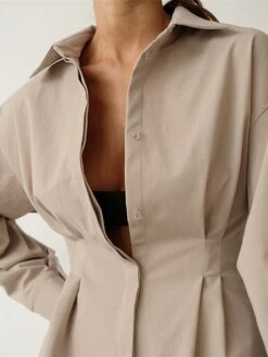 Women's Shirt Dress Casual Dress Mini Dress Outdoor Daily Date Polyester Fashion Basic Shirt Collar Button Long Sleeve Fall Winter 2023 Regular Fit Black White Brown Pure Color S M L 32 Women's Shirt Dress Casual Dress Mini Dress Outdoor Daily Date Polyester Fashion Basic Shirt Collar Button Long Sleeve Fall Winter 2023 Regular Fit Black White Brown Pure Color S M L -Casual Print Dress Sales ruqcbd1695644831280