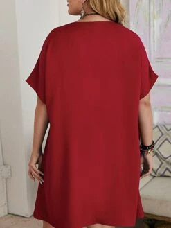Women‘s Plus Size Curve Casual Dress T Shirt Dress Tee Dress Shift Dress Solid Color Midi Dress Short Sleeve Crew Neck Basic Daily Black Red Spring Summer L 3XL 4XL 5XL 6XL 29 Women‘s Plus Size Curve Casual Dress T Shirt Dress Tee Dress Shift Dress Solid Color Midi Dress Short Sleeve Crew Neck Basic Daily Black Red Spring Summer L 3XL 4XL 5XL 6XL -Casual Print Dress Sales rzihqd1672223213788