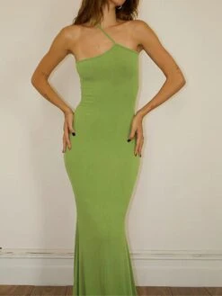 Women's Bodycon Semi Formal Dress Plain Dress Long Dress Maxi Dress Backless Party Holiday Date Fashion Sexy One Shoulder Sleeveless 2023 Regular Fit Black Green Color S M L Size 23 Women's Bodycon Semi Formal Dress Plain Dress Long Dress Maxi Dress Backless Party Holiday Date Fashion Sexy One Shoulder Sleeveless 2023 Regular Fit Black Green Color S M L Size -Casual Print Dress Sales rzipbl1694415024472