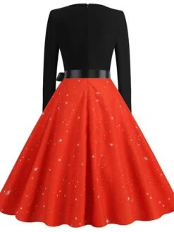 Women's Christmas Casual Dress Swing Dress Midi Dress Green Wine Light Red Fuchsia Red Long Sleeve Santa Claus Elk Bow Print Winter Fall V Neck Vacation Vintage 2022 S M L XL XXL 3XL 25 Women's Christmas Casual Dress Swing Dress Midi Dress Green Wine Light Red Fuchsia Red Long Sleeve Santa Claus Elk Bow Print Winter Fall V Neck Vacation Vintage 2022 S M L XL XXL 3XL -Casual Print Dress Sales svimsl1666761910045