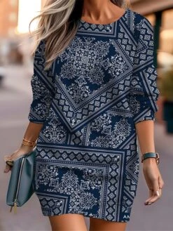 Women's Casual Dress Sweatshirt Dress Mini Dress Warm Fashion Outdoor Vacation Going Out Crew Neck Print Floral Print Loose Fit Black Burgundy Royal Blue S M L XL XXL 8 Women's Casual Dress Sweatshirt Dress Mini Dress Warm Fashion Outdoor Vacation Going Out Crew Neck Print Floral Print Loose Fit Black Burgundy Royal Blue S M L XL XXL -Casual Print Dress Sales tfxoxr1694596718592