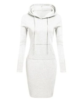 Women's Casual Dress Hoodie Dress Mini Dress Daily Basic Outdoor Home Holiday Crew Neck Print Striped Regular Fit Black White Yellow S M L XL XXL -Casual Print Dress Sales tjqwnv1692935724125