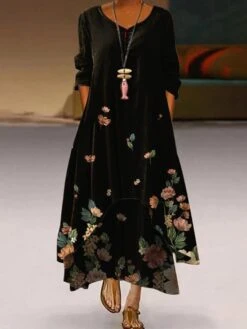 Women's Casual Dress Swing Dress Long Dress Maxi Dress Black White Yellow Long Sleeve Animal Button Summer Spring Crew Neck Casual Winter Dress Fall Dress Loose Fit 2023 S M L XL XXL 3XL 4XL 5XL 16 Women's Casual Dress Swing Dress Long Dress Maxi Dress Black White Yellow Long Sleeve Animal Button Summer Spring Crew Neck Casual Winter Dress Fall Dress Loose Fit 2023 S M L XL XXL 3XL 4XL 5XL -Casual Print Dress Sales toghqn1645004394510