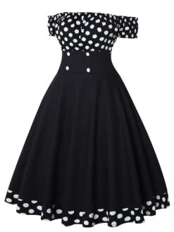 Women‘s Christmas Swing Dress Vintage Dress Midi Dress Black Red Short Sleeve Polka Dot Ruched Fall Spring Summer Off Shoulder Vintage Style Vacation Weekend 2022 S M L XL XXL 9 Women‘s Christmas Swing Dress Vintage Dress Midi Dress Black Red Short Sleeve Polka Dot Ruched Fall Spring Summer Off Shoulder Vintage Style Vacation Weekend 2022 S M L XL XXL -Casual Print Dress Sales tpvmxz1630033597952