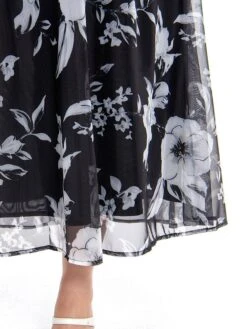 Women‘s Plus Size Curve Casual Dress Lace Dress Dress Set Floral Midi Dress 3/4 Length Sleeve Print Crew Neck Fashion Office Black Summer Spring L XL XXL 3XL 4XL -Casual Print Dress Sales udbpzg1694770757505