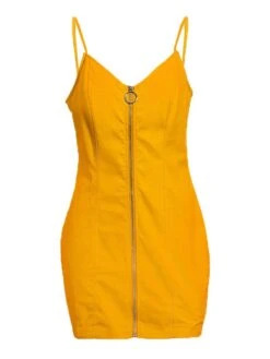 Women's Sheath Dress Mini Dress Black White Red Sleeveless Pure Color Zipper Spring Summer Spaghetti Strap Stylish Party 2022 XS S M L XL XXL 3XL -Casual Print Dress Sales ufuqya1638356122117