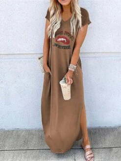 Women's Long Dress Maxi Dress Casual Dress T Shirt Dress Tee Dress Summer Dress Letter Casual Modern Outdoor Daily Weekend Split Print Short Sleeve V Neck Dress Regular Fit Black White Blue Spring 9 Women's Long Dress Maxi Dress Casual Dress T Shirt Dress Tee Dress Summer Dress Letter Casual Modern Outdoor Daily Weekend Split Print Short Sleeve V Neck Dress Regular Fit Black White Blue Spring -Casual Print Dress Sales ugkvxv1678699677579