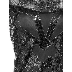 Women's Retro 1920s Fringe Dress Midi Dress Party Halloween Sequins Tassel Fringe Geometric Crewneck Sleeveless Regular Fit Spring Fall 2023 Black Red S M L XL -Casual Print Dress Sales uihjfd1692849057328