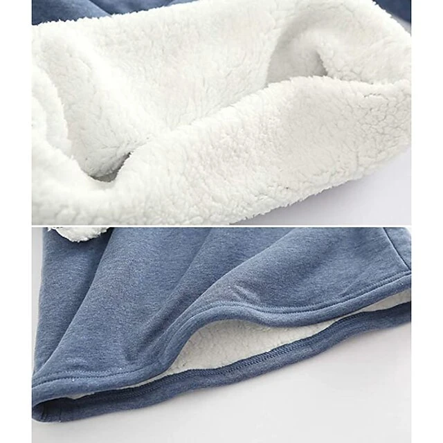 Women's Casual Dress Sweatshirt Dress Winter Dress Mini Dress Teddy Fleece Home Daily Going Out Basic Casual Crew Neck Long Sleeve Regular Fit Wine Red Big Red Black Color S M L XL XXL Size 5 Women's Casual Dress Sweatshirt Dress Winter Dress Mini Dress Teddy Fleece Home Daily Going Out Basic Casual Crew Neck Long Sleeve Regular Fit Wine Red Big Red Black Color S M L XL XXL Size - Image 5