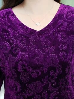 Women's Christmas Dress Casual Dress Velvet Dress Midi Dress Pocket Outdoor Christmas Street Fashion Elegant V Neck Long Sleeve 2023 Loose Fit Black Wine Blue Color XL XXL 3XL 4XL 5XL Size 23 Women's Christmas Dress Casual Dress Velvet Dress Midi Dress Pocket Outdoor Christmas Street Fashion Elegant V Neck Long Sleeve 2023 Loose Fit Black Wine Blue Color XL XXL 3XL 4XL 5XL Size -Casual Print Dress Sales umehzh1695207039929