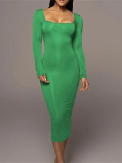 Women's Casual Dress Winter Dress Bodycon Midi Dress Ruched Street Daily Holiday Fashion Streetwear Square Neck Long Sleeve 2023 Regular Fit Black Pink Red Color S M L Size 26 Women's Casual Dress Winter Dress Bodycon Midi Dress Ruched Street Daily Holiday Fashion Streetwear Square Neck Long Sleeve 2023 Regular Fit Black Pink Red Color S M L Size -Casual Print Dress Sales uxhxly1692938937760