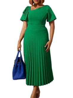 Women‘s Plus Size Curve Party Dress Solid Color V Neck Ruched Short Sleeve Fall Spring Work Prom Dress Maxi Long Dress Party Holiday Dress Ruffle 23 Women‘s Plus Size Curve Party Dress Solid Color V Neck Ruched Short Sleeve Fall Spring Work Prom Dress Maxi Long Dress Party Holiday Dress Ruffle -Casual Print Dress Sales uxussc1648636993242