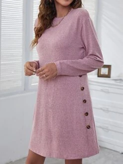 Women's Casual Dress Sweatshirt Dress Winter Dress Mini Dress Button Outdoor Daily Going Out Active Fashion Crew Neck Long Sleeve 2023 Loose Fit Black Pink Gray Color S M L XL XXL Size 19 Women's Casual Dress Sweatshirt Dress Winter Dress Mini Dress Button Outdoor Daily Going Out Active Fashion Crew Neck Long Sleeve 2023 Loose Fit Black Pink Gray Color S M L XL XXL Size -Casual Print Dress Sales vdegcz1693558757810