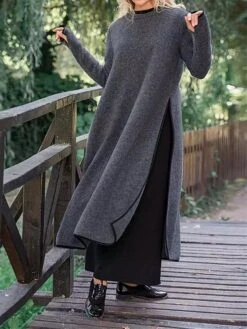 Women's Casual Dress Sweatshirt Dress Midi Dress Active Fashion Outdoor Going Out Weekend Crew Neck Pure Color Regular Fit ArmyGreen Black Dark Gray S M L XL XXL 23 Women's Casual Dress Sweatshirt Dress Midi Dress Active Fashion Outdoor Going Out Weekend Crew Neck Pure Color Regular Fit ArmyGreen Black Dark Gray S M L XL XXL -Casual Print Dress Sales vfcwnp1696926234121