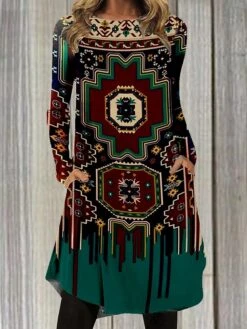 Women's Casual Dress Casual Dress T Shirt Dress Tee Dress Floral Paisley Pocket Print Crew Neck Mini Dress Fashion Outdoor Daily Long Sleeve Regular Fit Black Gray Black Wine Spring Fall S M L XL XXL 20 Women's Casual Dress Casual Dress T Shirt Dress Tee Dress Floral Paisley Pocket Print Crew Neck Mini Dress Fashion Outdoor Daily Long Sleeve Regular Fit Black Gray Black Wine Spring Fall S M L XL XXL -Casual Print Dress Sales volaze1671530455725