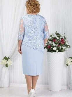 Women's Plus Size Party Dress Shift Dress Semi Formal Dress Midi Dress Red Blue Light Blue Half Sleeve Paisley Lace Summer Spring Fall Crew Neck Elegant Wedding Guest Spring Dress 2023 L XL XXL 3XL 9 Women's Plus Size Party Dress Shift Dress Semi Formal Dress Midi Dress Red Blue Light Blue Half Sleeve Paisley Lace Summer Spring Fall Crew Neck Elegant Wedding Guest Spring Dress 2023 L XL XXL 3XL -Casual Print Dress Sales vrbsvw1557916588831
