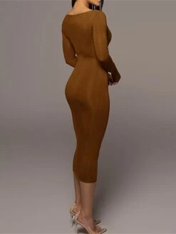 Women's Casual Dress Winter Dress Bodycon Midi Dress Ruched Street Daily Holiday Fashion Streetwear Square Neck Long Sleeve 2023 Regular Fit Black Pink Red Color S M L Size 22 Women's Casual Dress Winter Dress Bodycon Midi Dress Ruched Street Daily Holiday Fashion Streetwear Square Neck Long Sleeve 2023 Regular Fit Black Pink Red Color S M L Size -Casual Print Dress Sales vvehje1692938935899