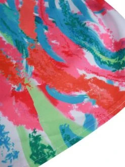 Women's Shirt Dress Casual Dress Swing Dress Midi Dress Daily Holiday Vacation Polyester Stylish Modern Shirt Collar High Low Dress Print Long Sleeve Summer Spring 2022 Loose Fit Black Red Blue -Casual Print Dress Sales waianc1683610858670