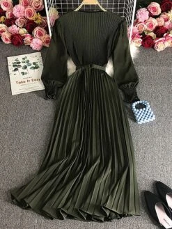 Women's Casual Dress Plain Dress Spring Dress Midi Dress Ruched Pleated Work Street Daily Fashion Streetwear Crew Neck Long Sleeve 2023 Loose Fit Black Pink Wine Color M Size 8 Women's Casual Dress Plain Dress Spring Dress Midi Dress Ruched Pleated Work Street Daily Fashion Streetwear Crew Neck Long Sleeve 2023 Loose Fit Black Pink Wine Color M Size -Casual Print Dress Sales wapqea1692612553050