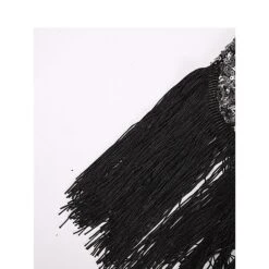 Women's Retro 1920s Fringe Dress Midi Dress Party Halloween Sequins Tassel Fringe Geometric Crewneck Sleeveless Regular Fit Spring Fall 2023 Black S M L XL -Casual Print Dress Sales wasala1692858196867