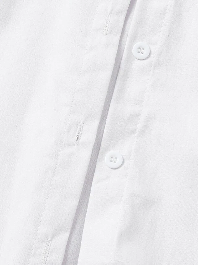 Women's Swimwear Cover Up Beach Top Swim Dress Normal Swimsuit Oversized Solid Color White Shirt Blouse Bathing Suits New Fashion Casual 9 Women's Swimwear Cover Up Beach Top Swim Dress Normal Swimsuit Oversized Solid Color White Shirt Blouse Bathing Suits New Fashion Casual - Image 9