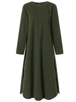 Women's Casual Dress Sweater Dress Sweatshirt Dress Midi Dress Black Army Green Gray Long Sleeve Pure Color Split Fall Winter Autumn Crew Neck Casual Winter Dress Vacation Fall Dress 2023 S M L XL 20 Women's Casual Dress Sweater Dress Sweatshirt Dress Midi Dress Black Army Green Gray Long Sleeve Pure Color Split Fall Winter Autumn Crew Neck Casual Winter Dress Vacation Fall Dress 2023 S M L XL -Casual Print Dress Sales wgxova1665476056748