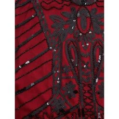 Women's Retro 1920s Fringe Dress Midi Dress Party Halloween Sequins Tassel Fringe Floral V Neck Sleeveless Regular Fit Spring Fall 2023 Silver Red S M L XL 22 Women's Retro 1920s Fringe Dress Midi Dress Party Halloween Sequins Tassel Fringe Floral V Neck Sleeveless Regular Fit Spring Fall 2023 Silver Red S M L XL -Casual Print Dress Sales wjyqmy1692858179651