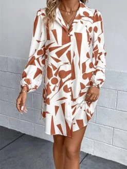 Women's Shirt Dress Casual Dress Mini Dress Outdoor Daily Vacation Polyester Fashion Modern Shirt Collar Button Print Long Sleeve Spring Fall Winter 2023 Loose Fit Black Orange Geometric S M L XL 19 Women's Shirt Dress Casual Dress Mini Dress Outdoor Daily Vacation Polyester Fashion Modern Shirt Collar Button Print Long Sleeve Spring Fall Winter 2023 Loose Fit Black Orange Geometric S M L XL -Casual Print Dress Sales wmynha1692343067227