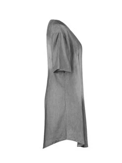 Women‘s Plus Size Curve Denim Dress Casual Dress Shift Dress Gradient Midi Dress Short Sleeve Crew Neck Fashion Daily Black Blue Summer Spring L XL XXL 3XL -Casual Print Dress Sales wturys1677490625797