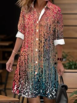 Women's Shirt Dress Casual Dress Midi Dress Outdoor Daily Date Polyester Fashion Modern Shirt Collar Button Pocket Long Sleeve Fall Winter 2023 Loose Fit Yellow Pink Dark Pink Floral Striped S M L XL 11 Women's Shirt Dress Casual Dress Midi Dress Outdoor Daily Date Polyester Fashion Modern Shirt Collar Button Pocket Long Sleeve Fall Winter 2023 Loose Fit Yellow Pink Dark Pink Floral Striped S M L XL -Casual Print Dress Sales wwrcjm1695204767003