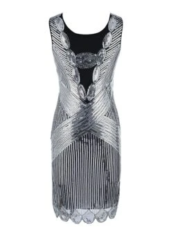Women's Retro 1920s Sequin Dress Mini Dress Party Halloween Sequins Patchwork Geometric Crewneck Sleeveless Regular Fit Spring Fall 2023 Silver Black S M L XL 8 Women's Retro 1920s Sequin Dress Mini Dress Party Halloween Sequins Patchwork Geometric Crewneck Sleeveless Regular Fit Spring Fall 2023 Silver Black S M L XL -Casual Print Dress Sales wzgsvh1692947281000