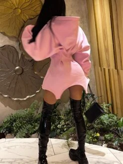 Women's Casual Dress Hoodie Dress Mini Dress Active Vacation Formal Holiday Vacation Hoodie Design Solid Color Slim Black White Pink S M L XL 18 Women's Casual Dress Hoodie Dress Mini Dress Active Vacation Formal Holiday Vacation Hoodie Design Solid Color Slim Black White Pink S M L XL -Casual Print Dress Sales xaztst1697107033631