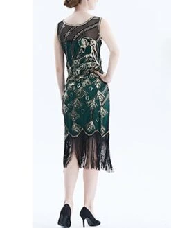 Women's Retro 1920s Fringe Dress Midi Dress Party Holiday Sequins Tassel Fringe Animal Crewneck Sleeveless Regular Fit Spring Fall 2023 Black Red S M L XL 17 Women's Retro 1920s Fringe Dress Midi Dress Party Holiday Sequins Tassel Fringe Animal Crewneck Sleeveless Regular Fit Spring Fall 2023 Black Red S M L XL -Casual Print Dress Sales xbfofk1693533782470