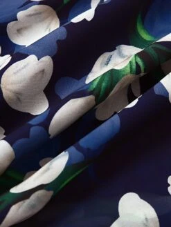 Women‘s Plus Size Curve Casual Dress Swing Dress A Line Dress Floral Long Dress Maxi Dress Short Sleeve Mesh Print Crew Neck Elegant Daily Dark Blue Summer Spring L XL XXL 3XL 4XL -Casual Print Dress Sales xflcyv1684146527380