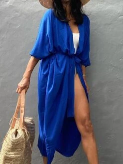 Women's Swimwear Cover Up Beach Top Normal Swimsuit Lace Up Pleated UV Protection Pure Color Black White Red Royal Blue Beige V Wire Bathing Suits New Vacation Holiday 39 Women's Swimwear Cover Up Beach Top Normal Swimsuit Lace Up Pleated UV Protection Pure Color Black White Red Royal Blue Beige V Wire Bathing Suits New Vacation Holiday -Casual Print Dress Sales xgamee1642042464292