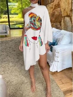 Women's Casual Dress Sheath Dress Midi Dress Leopard Black Starry Sky Dark Blue Chain 3/4 Length Sleeve Print Print Summer Spring One Shoulder Fashion Party 2023 S M L XL XXL XXXL 14 Women's Casual Dress Sheath Dress Midi Dress Leopard Black Starry Sky Dark Blue Chain 3/4 Length Sleeve Print Print Summer Spring One Shoulder Fashion Party 2023 S M L XL XXL XXXL -Casual Print Dress Sales xhelsq1621240508088