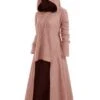 Women‘s Plus Size Curve Hoodie Dress Solid Color Hooded Long Sleeve Winter Fall Stylish Casual Maxi Long Dress Daily Holiday Dress