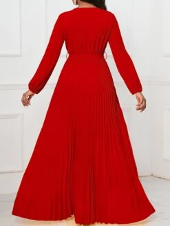 Women's Swing Dress Plain Dress Long Dress Maxi Dress Lace Up Pleated Party Wedding Guest Holiday Fashion Elegant V Neck Long Sleeve 2023 Regular Fit Black Yellow Red Color S M L XL XXL Size 17 Women's Swing Dress Plain Dress Long Dress Maxi Dress Lace Up Pleated Party Wedding Guest Holiday Fashion Elegant V Neck Long Sleeve 2023 Regular Fit Black Yellow Red Color S M L XL XXL Size -Casual Print Dress Sales xlzkxj1696434298100