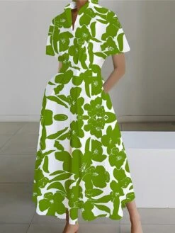 Women's Shirt Dress Casual Dress Swing Dress Maxi Long Dress Outdoor Office Daily Polyester Fashion Modern Shirt Collar Button Pocket Short Sleeve Summer Spring 2023 Loose Fit Yellow Red Navy Blue 8 Women's Shirt Dress Casual Dress Swing Dress Maxi Long Dress Outdoor Office Daily Polyester Fashion Modern Shirt Collar Button Pocket Short Sleeve Summer Spring 2023 Loose Fit Yellow Red Navy Blue -Casual Print Dress Sales xlzvyg1689925295598