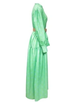 Women's Shirt Dress Casual Dress Swing Dress Maxi Long Dress Outdoor Daily Vacation Polyester Fashion Modern Shirt Collar Button Tie Belt Long Sleeve Summer Spring Fall 2023 Loose Fit Green Khaki 18 Women's Shirt Dress Casual Dress Swing Dress Maxi Long Dress Outdoor Daily Vacation Polyester Fashion Modern Shirt Collar Button Tie Belt Long Sleeve Summer Spring Fall 2023 Loose Fit Green Khaki -Casual Print Dress Sales xmgvpi1688699522886