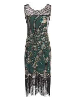 Women's Retro 1920s Fringe Dress Midi Dress Party Holiday Sequins Tassel Fringe Animal Crewneck Sleeveless Regular Fit Spring Fall 2023 Black Red S M L XL 16 Women's Retro 1920s Fringe Dress Midi Dress Party Holiday Sequins Tassel Fringe Animal Crewneck Sleeveless Regular Fit Spring Fall 2023 Black Red S M L XL -Casual Print Dress Sales xnyaer1693533781529