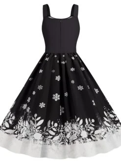 Women's Christmas Midi Dress Black Red Sleeveless Santa Claus Print Spring Summer Spaghetti Strap 2022 S M L XL 2XL 22 Women's Christmas Midi Dress Black Red Sleeveless Santa Claus Print Spring Summer Spaghetti Strap 2022 S M L XL 2XL -Casual Print Dress Sales xuyymt1630900918015 1